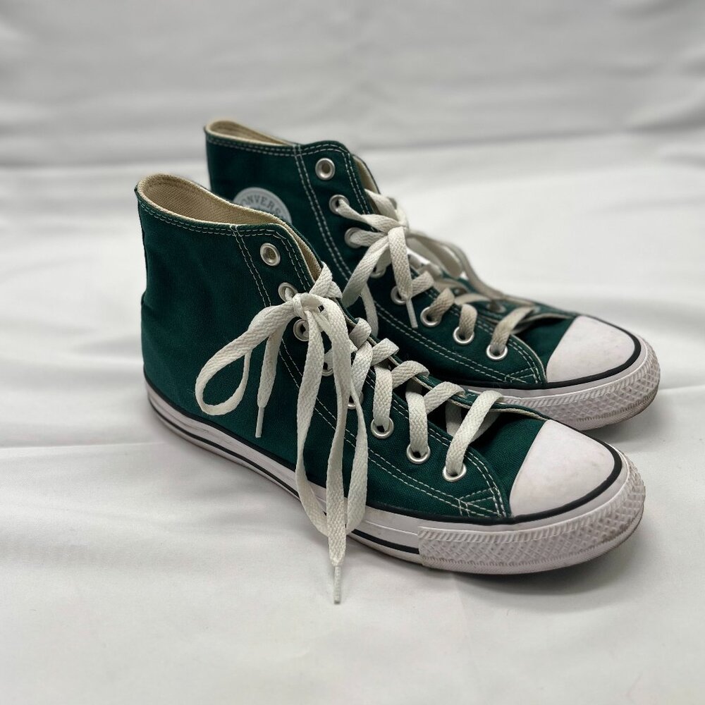 Converse Chuck Taylor high top sneakers in teal size m7/w9